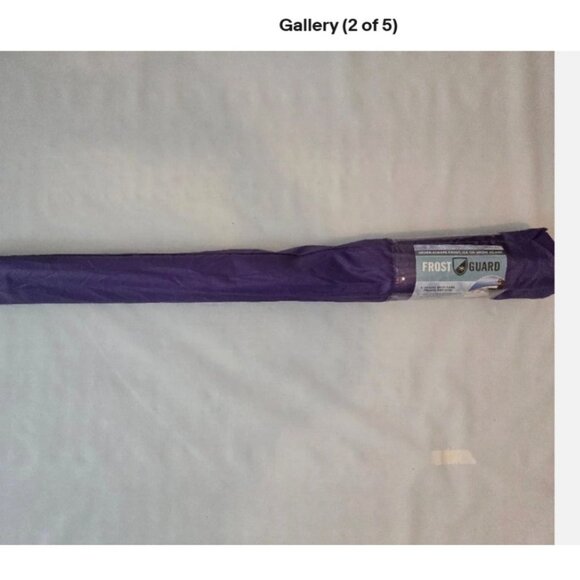 Delk Frost Guard Windshield Cover Purple 61" x 39" CAR TRUCK SUV NEW - Picture 2 of 7